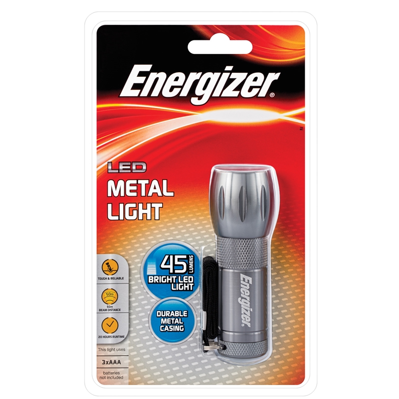 Energizer Compact LED Metal Torch Bunnings Warehouse