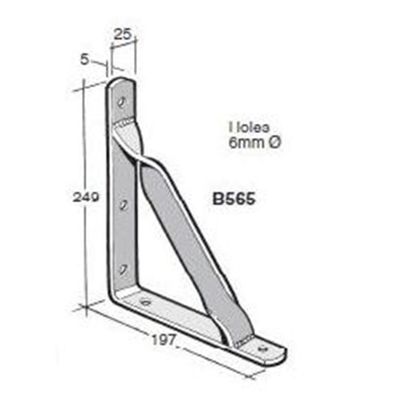 Bowmac Angle Bracket (with Gusset) B565 Bunnings Warehouse