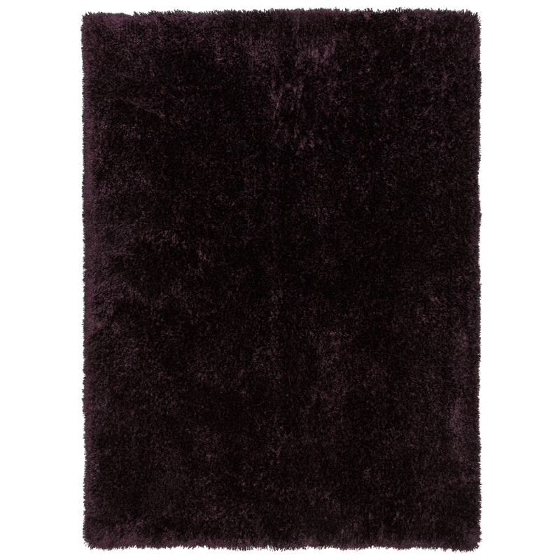 Shaggy Sassy Rug Deep Purple 70 x 130CM Bunnings Warehouse