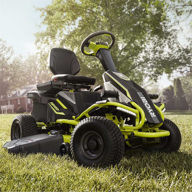 Ryobi 48v Brushless Ride On Lawn Mower Kit Bunnings Warehouse