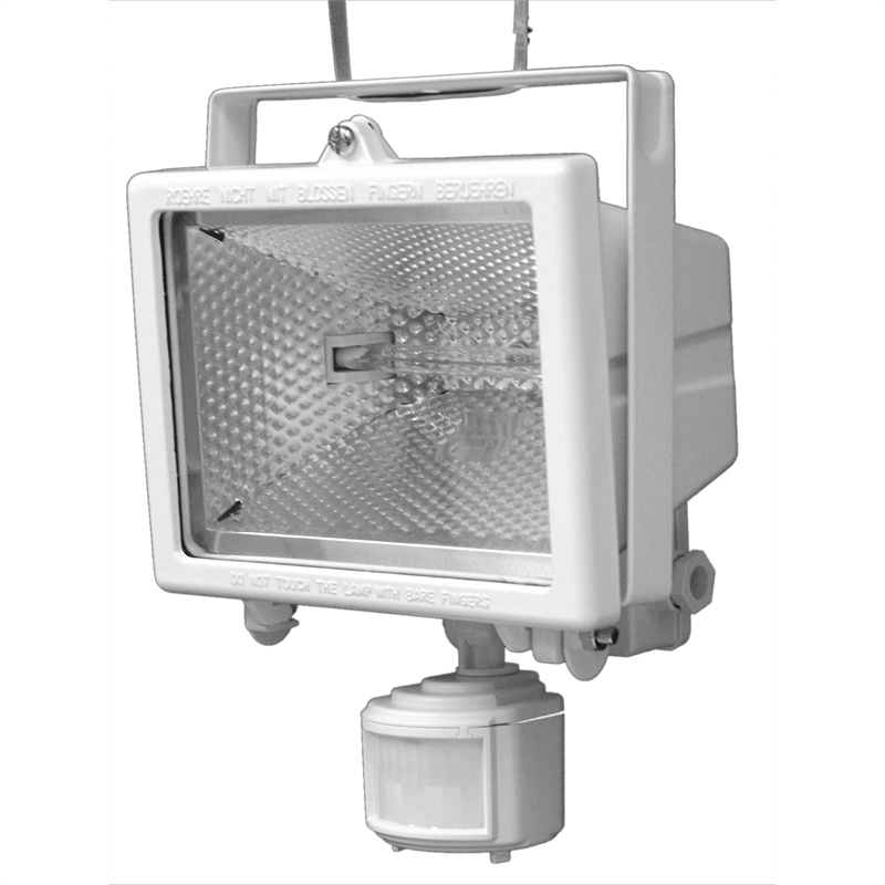HPM Security Sensor Flood Lamp 500W White Bunnings Warehouse