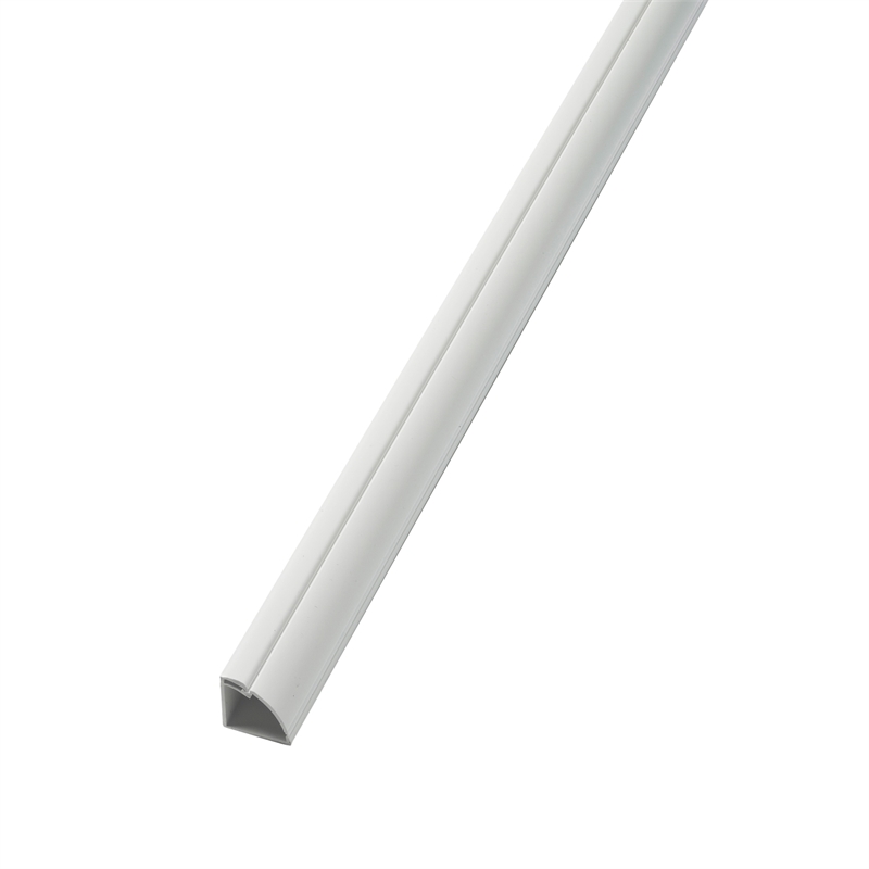 DLine Conduit Trunking 22x22mm 1/4round 2.0m White Bunnings Warehouse