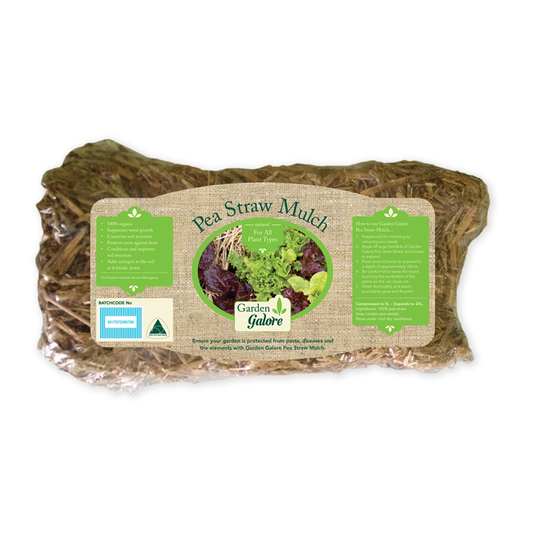 Garden Galore Pea Straw Mulch 5L Bunnings Warehouse