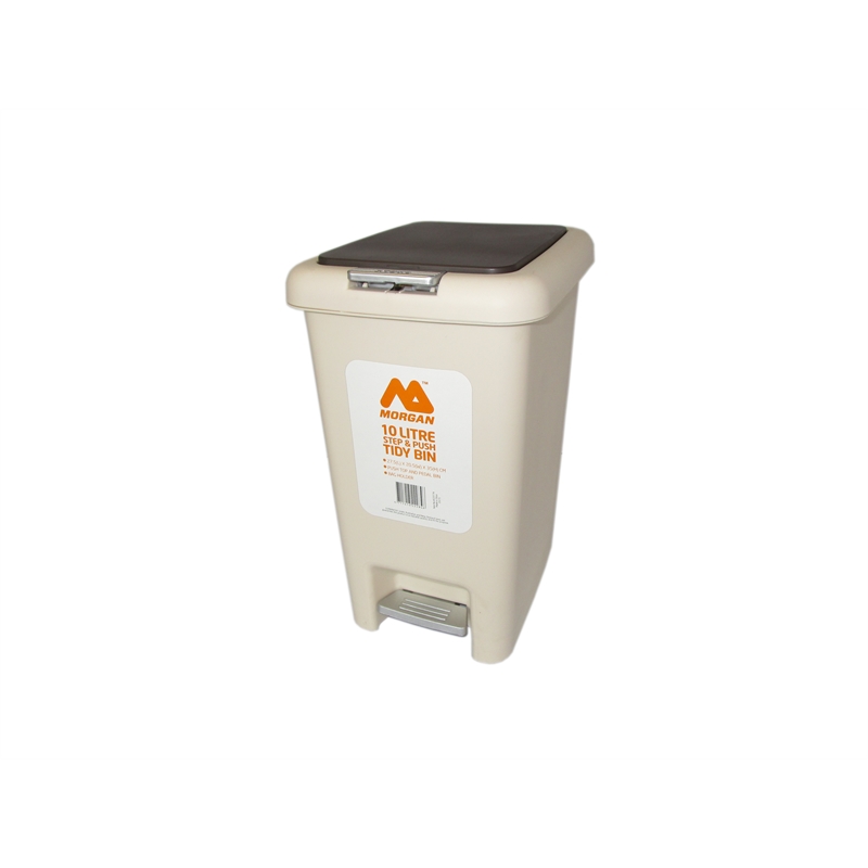 All Set Step/Push Pedal Bin 10L Bunnings Warehouse