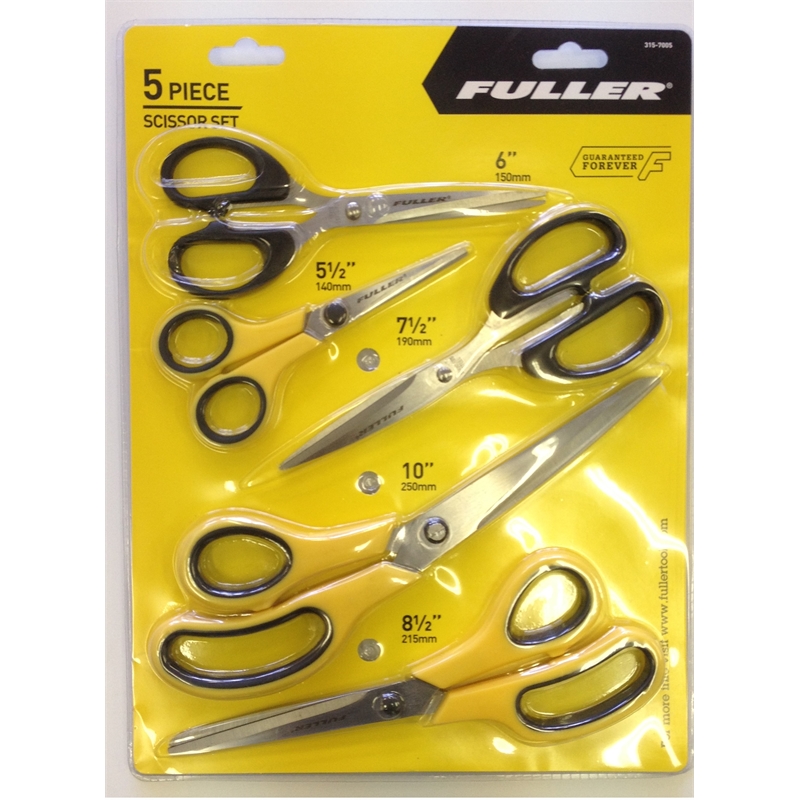 Fuller Scissor Set 5pc SKU 00271690 Bunnings Warehouse