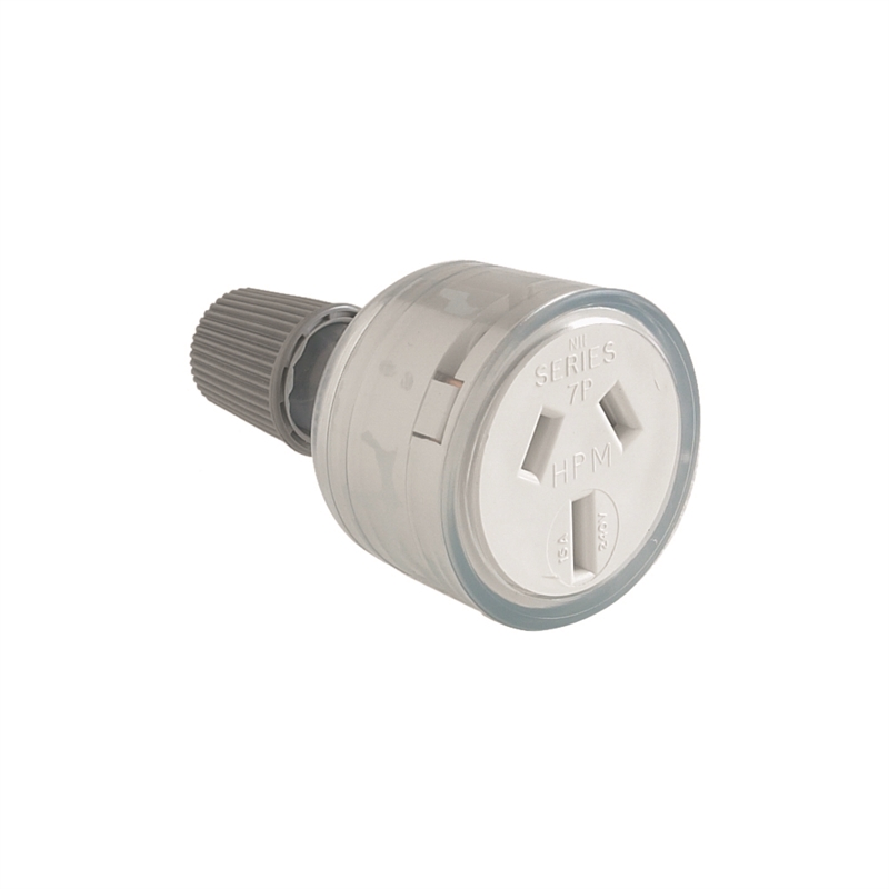 HPM 15 Amp Extension Cord Socket - Clear | Bunnings Warehouse