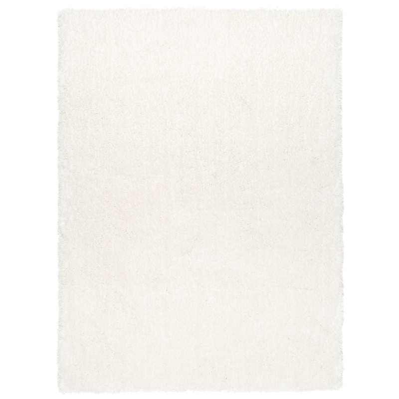 Shaggy Sassy Rug White 150 x 210CM Bunnings Warehouse