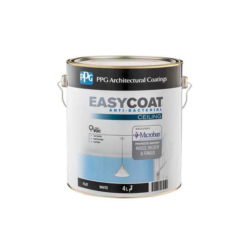 PPG Easycoat Ceiling White 4L | Bunnings Warehouse