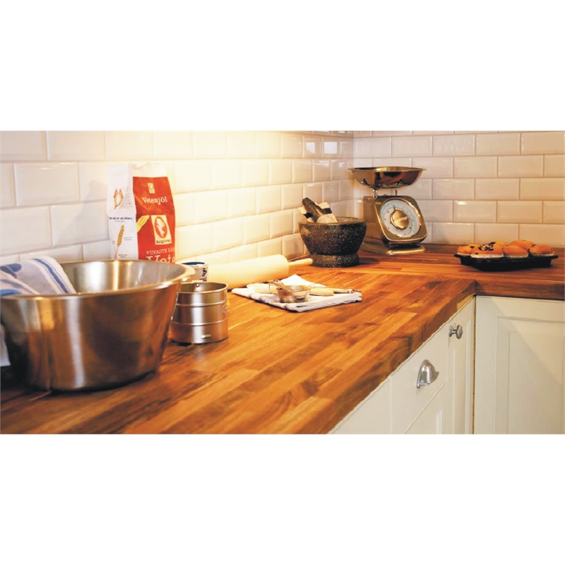 Interbuild 2200x600x26mm Acacia Hardwood Benchtop Panel Bunnings