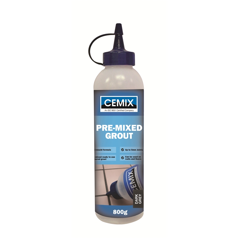 Cemix Premixed Grout 800g Dark Grey Bunnings Warehouse