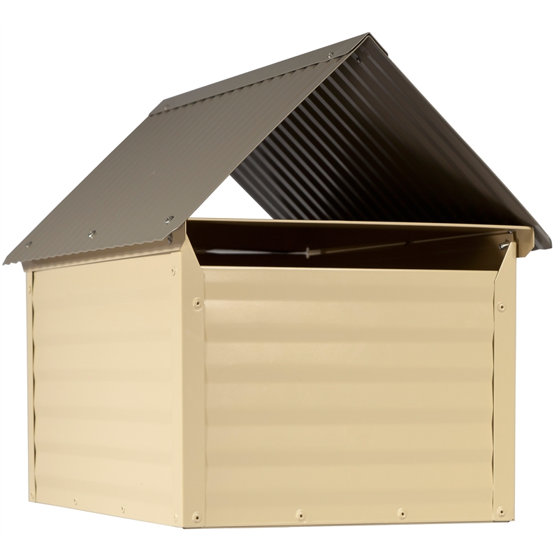 Sandleford Letterbox Post Mounted Digger Cream Bunnings Warehouse