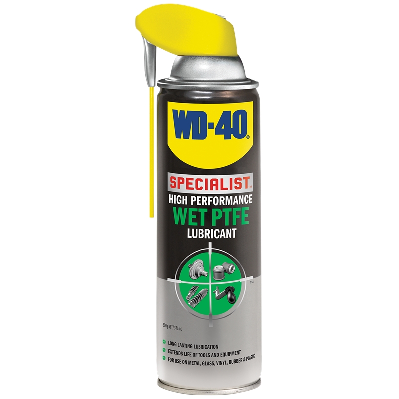 WD40 Specialist Wet PTFE Lubricant 394ml Clear Bunnings Warehouse