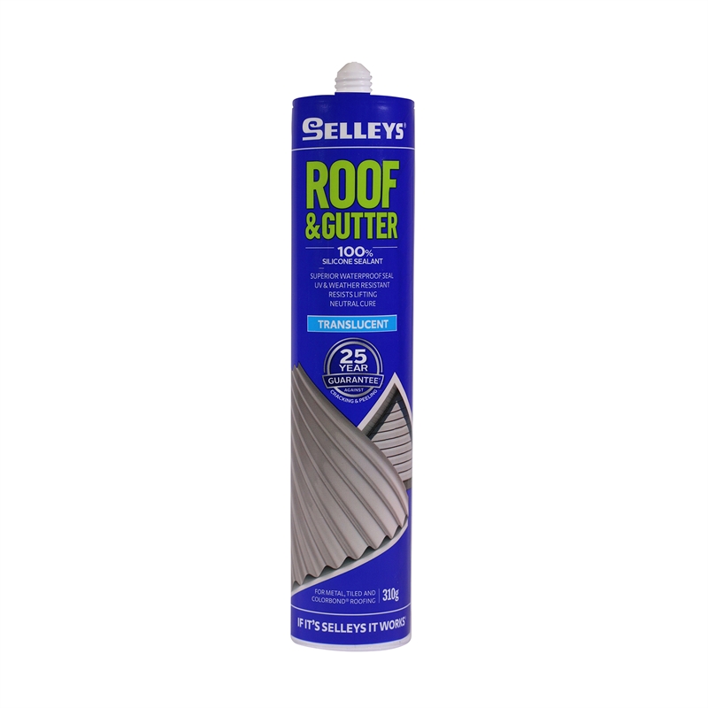 Selleys 310g Translucent Roof And Gutter Silicone Bunnings Warehouse