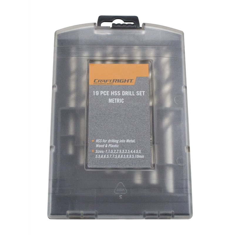 Craftright HSS Drill Bit Set 19pc Bunnings Warehouse