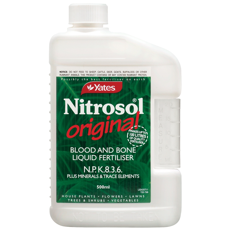 Yates Nitrosol Liquid Blood & Bone 500ml SKU 00123584 Bunnings Warehouse