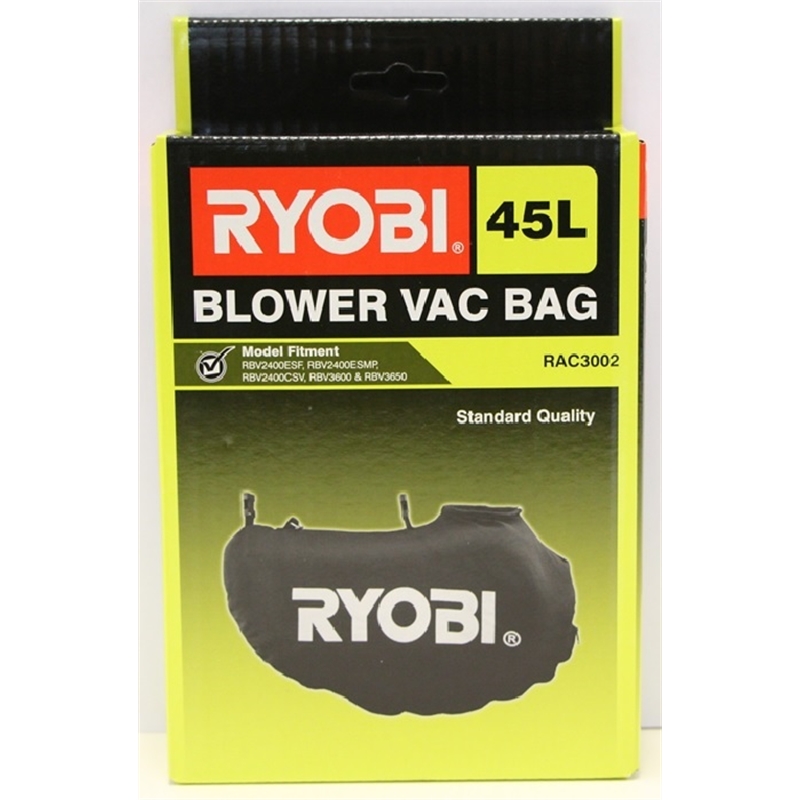 Ryobi Blower Vacuum Bag Standard 45L Bunnings Warehouse
