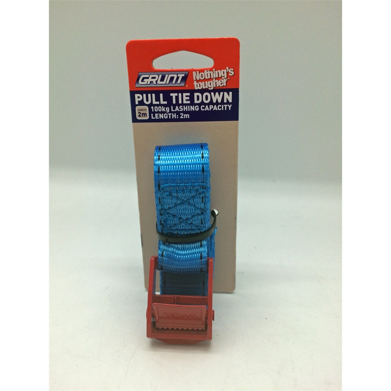 Grunt Pull Tie Down Lashing Strap 25mm x 2m Bunnings Warehouse