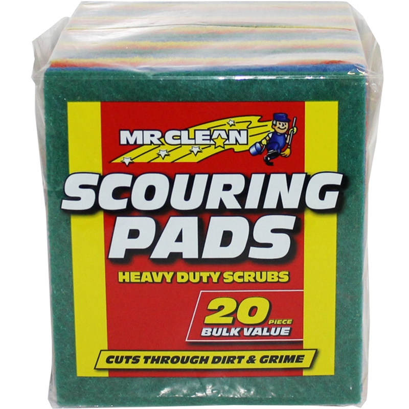 Mr Clean Scouring Pad 20pk Bunnings Warehouse