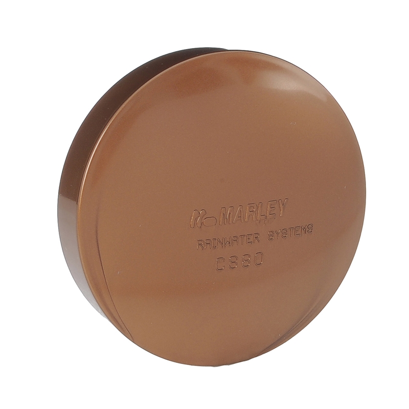 Marley RP80® 80mm Copper PVC Stratus Downpipe End Cap Bunnings Warehouse