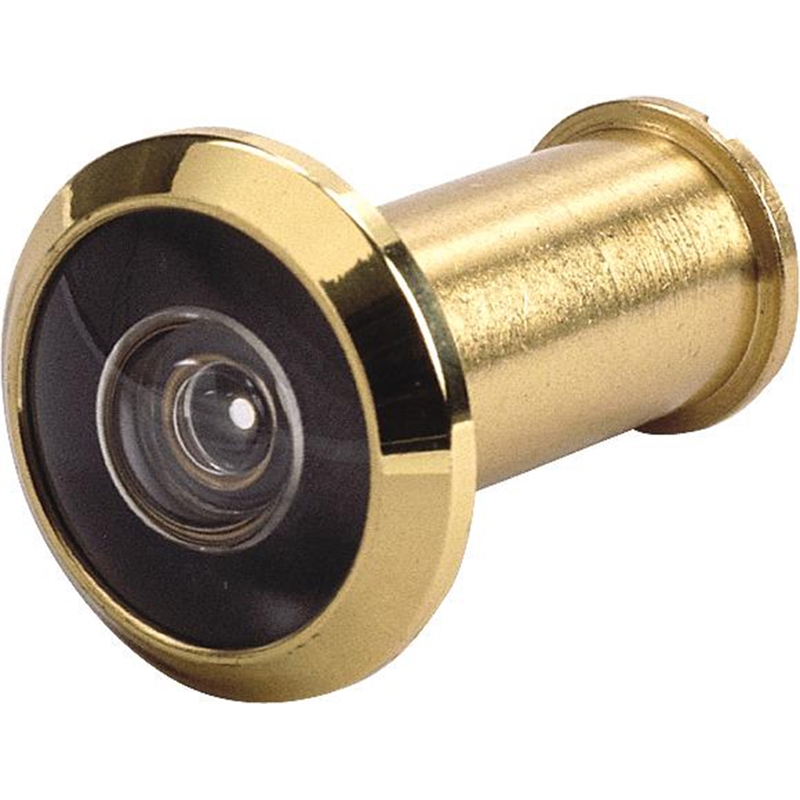 Yale 180  Door Viewer  Polished Brass Bunnings Warehouse