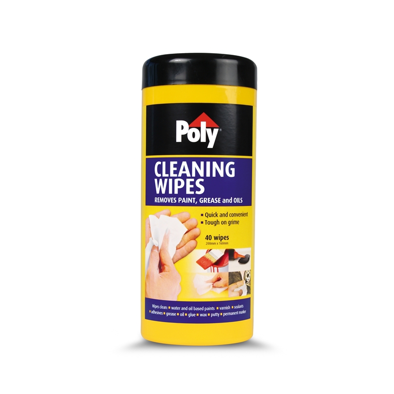 Poly Cleaning Wipes 40pk Bunnings Warehouse