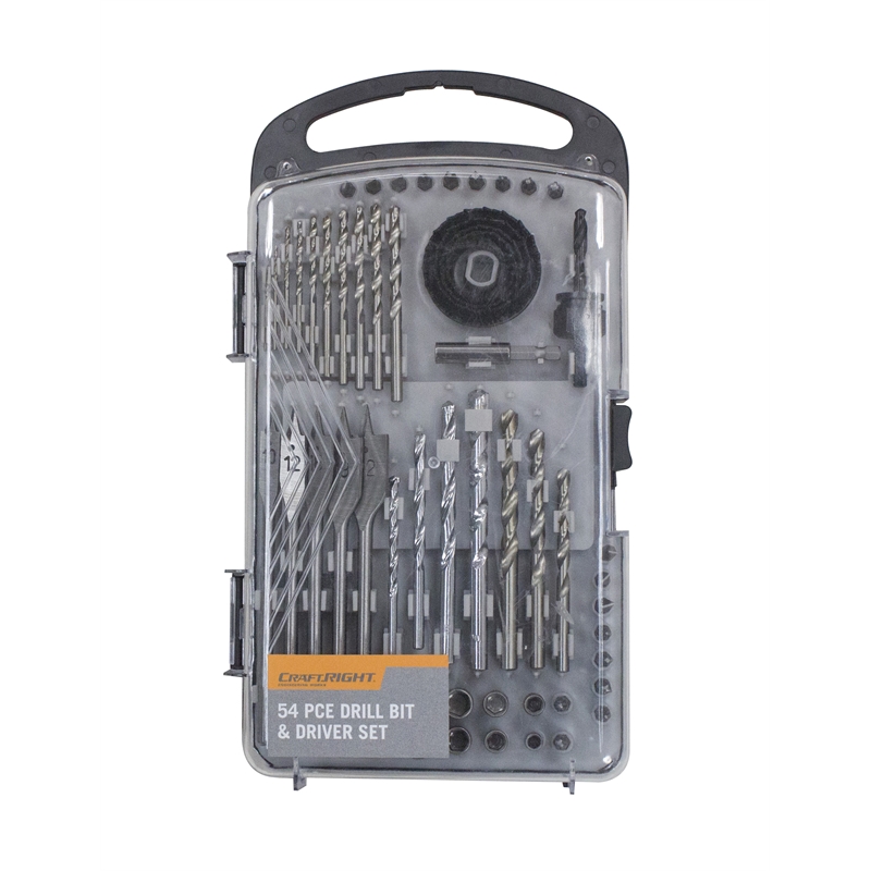 Craftright Drill Bit Set 54pc Bunnings Warehouse
