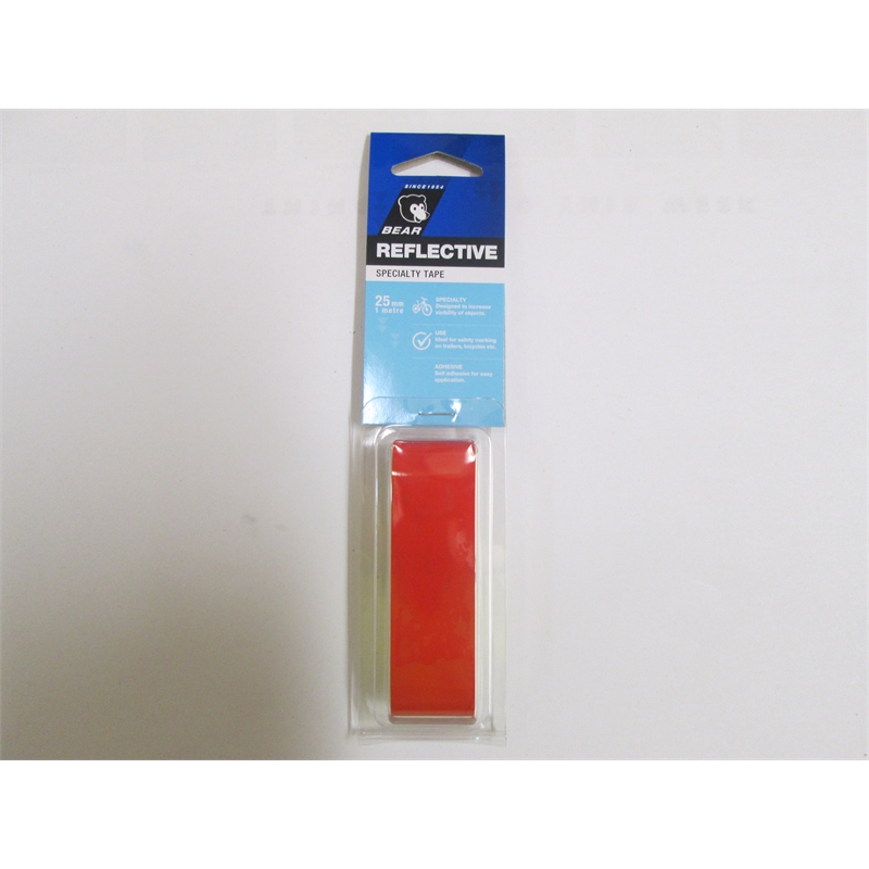 Bear Reflective Tape 25mmx1m Red Bunnings Warehouse