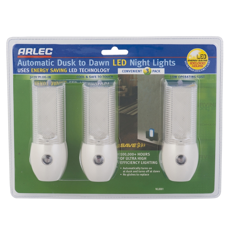 Arlec LED Night Light 3pk Bunnings Warehouse