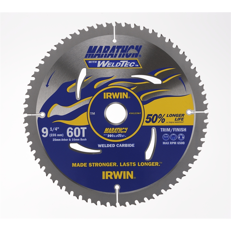Irwin Circular Saw Blade 60T 235mm Weldtec T94133WT Bunnings Warehouse