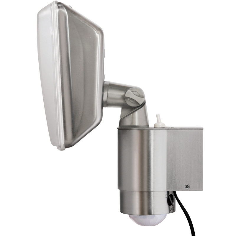 Hpm Solar Led Sensor Security Light Silver Hpm Solar Led Sensor Security Light Silver