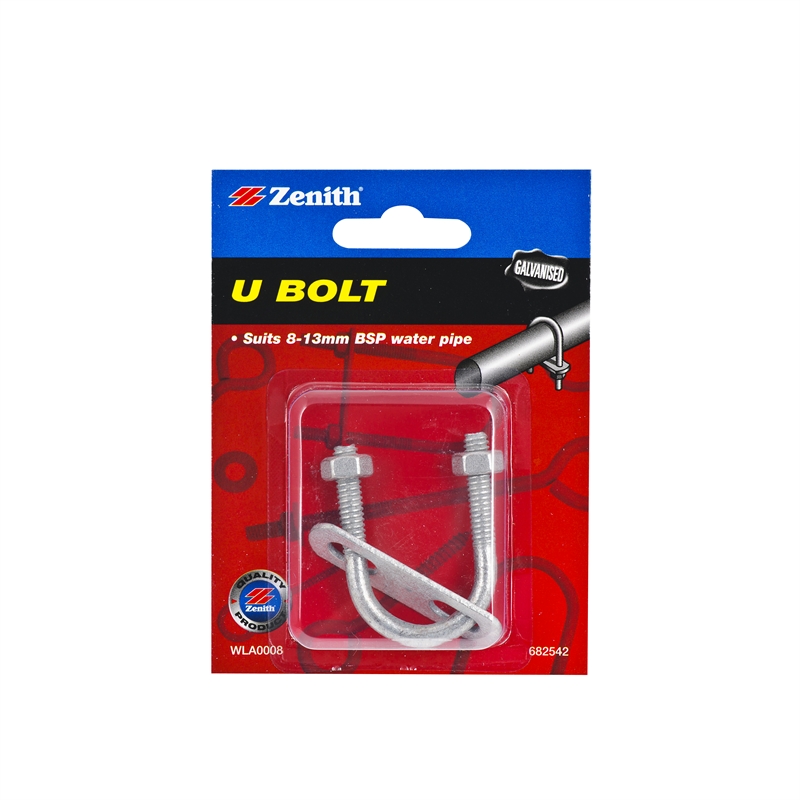Zenith U Bolt 13mm Galvanised Bunnings Warehouse