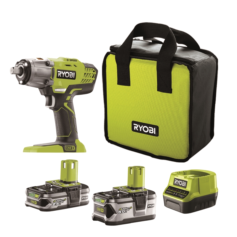 Ryobi One 18v Impact Wrench Kit Bunnings Warehouse Ryobi One 18v Impact Wrench Kit