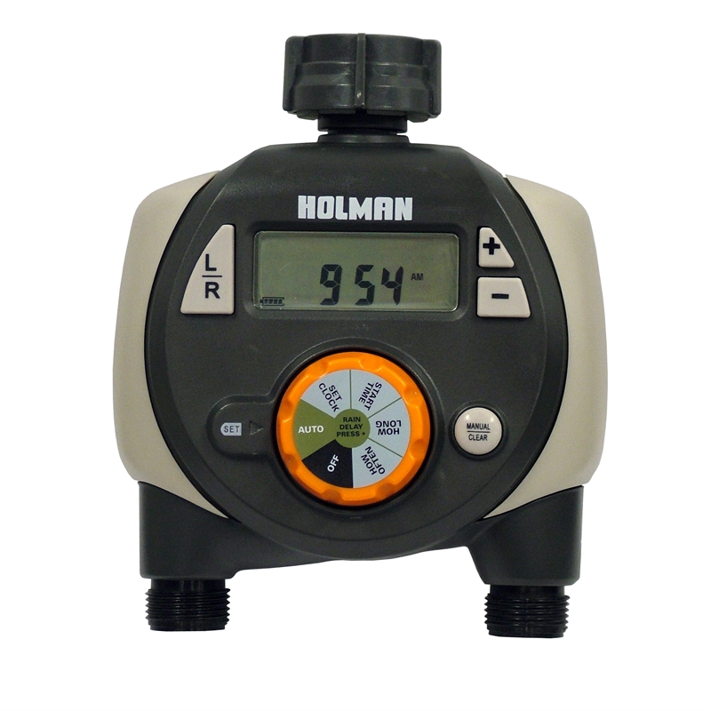Holman Electronic Dual Outlet Tap Timer SKU 00300392 Bunnings Warehouse