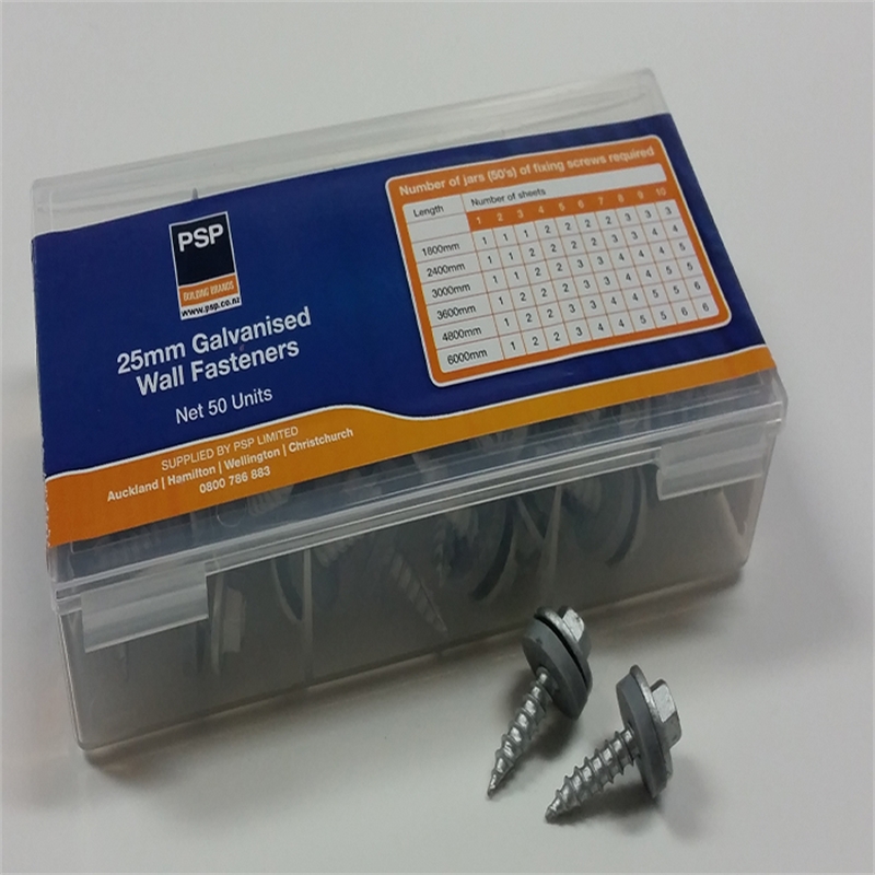 Suntuf Translucent Wall Screws Galvanised 50pk Bunnings Warehouse