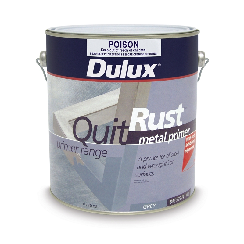 Dulux Quit Rust All Metal Primer 10L Bunnings Warehouse