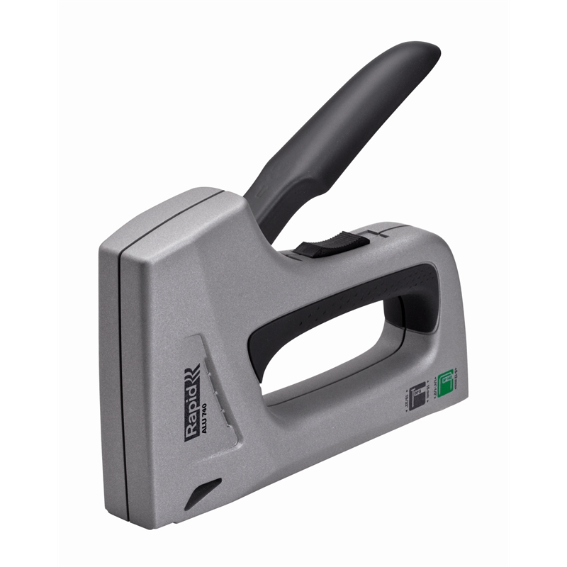 Rapid Handy Aluminium Staple Gun Silver & Black Bunnings Warehouse