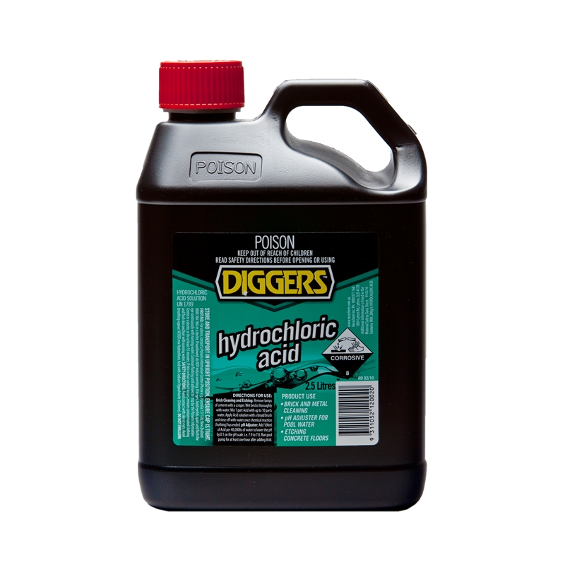 Diggers Hydrochloric Acid 2.5L Bunnings Warehouse