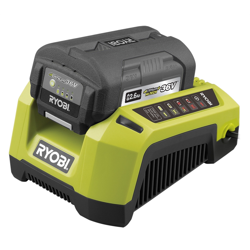Ryobi 36V 2.6Ah Battery and Charger | Bunnings Warehouse