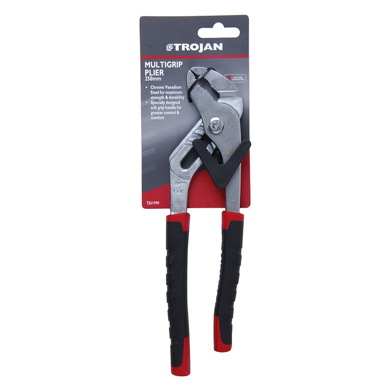 Trojan Multigrip Pliers 250mm SKU 00259379 Bunnings Warehouse