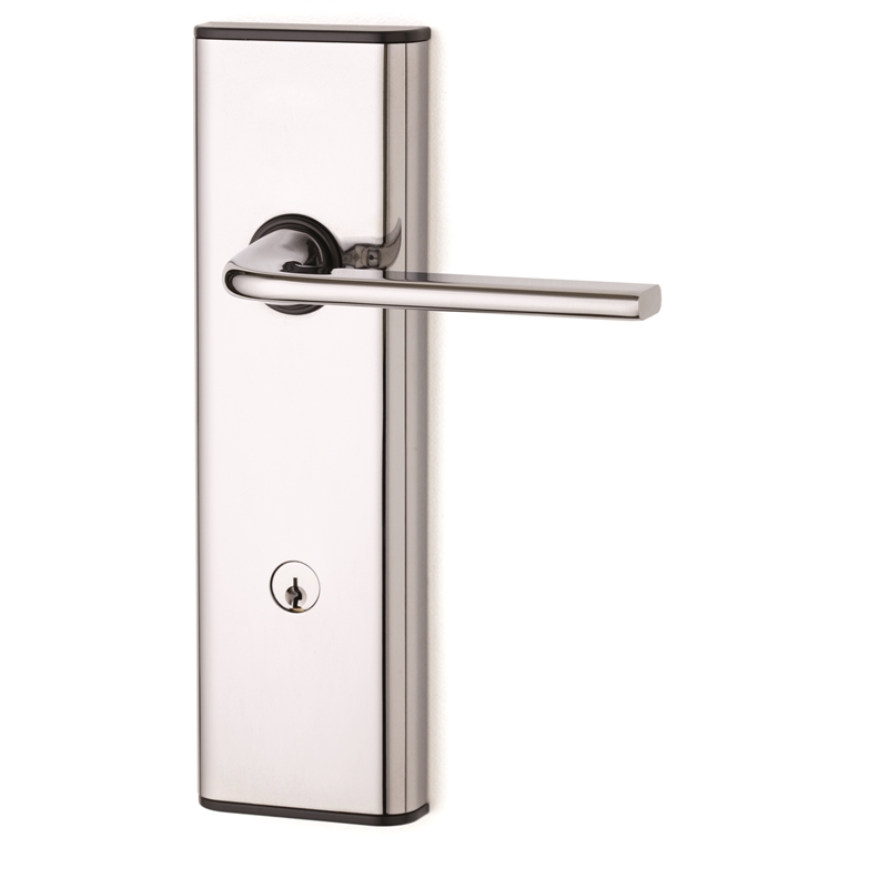 Lockwood Nexion Vision Mechanical Entrance Lockset Glide Lever Satin