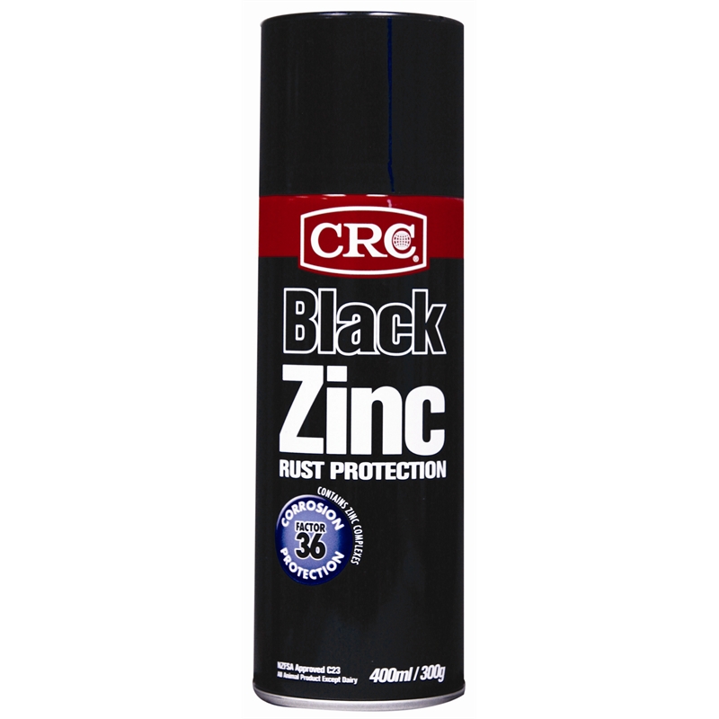 CRC 400ml Black Zinc Rust Protection Aerosol Bunnings Warehouse