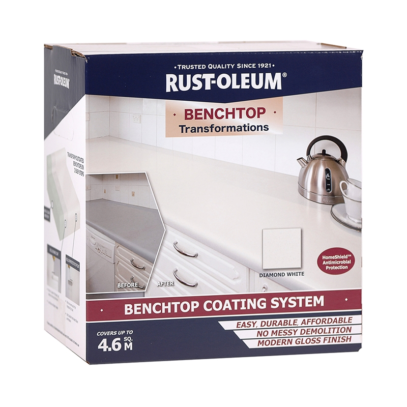 RustOleum Diamond White Benchtop Transformation Kit Bunnings Warehouse