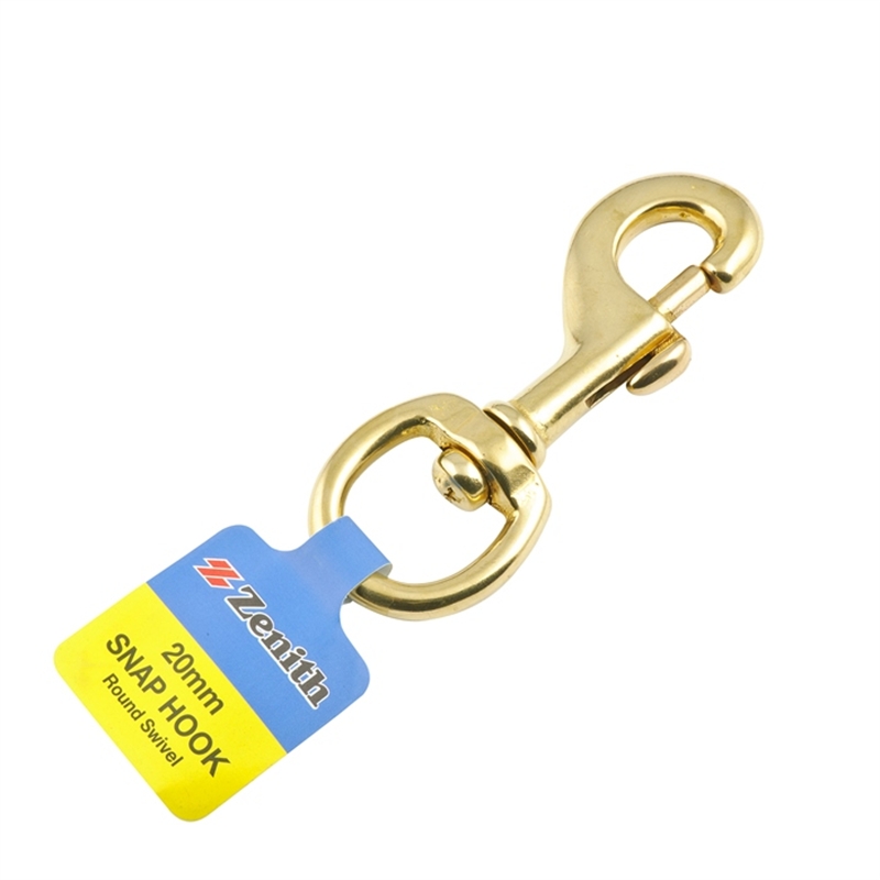 Zenith Snap Hook Round Swivel Brass 20mm JCE0120 Bunnings Warehouse