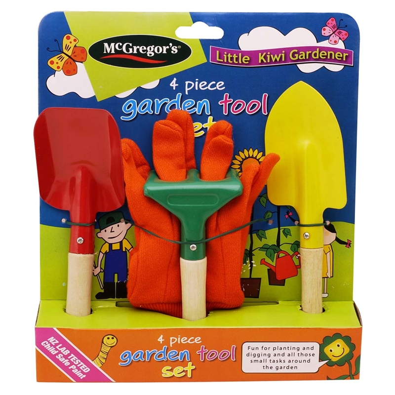 Mcgregors Kids Garden Tool Set Bunnings Warehouse