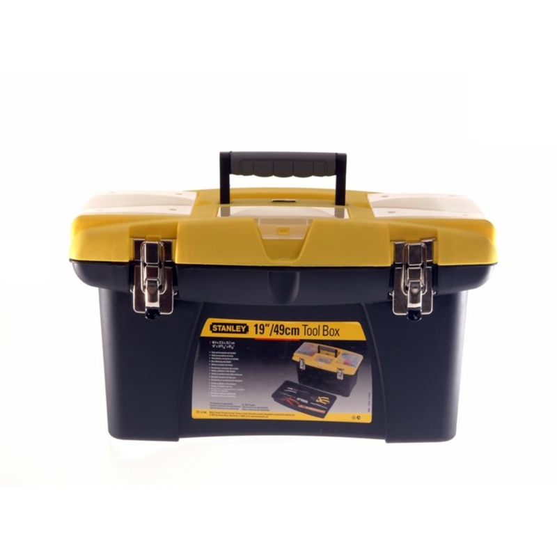 Stanley Jumbo Tool Box With Metal Latches Bunnings Warehouse