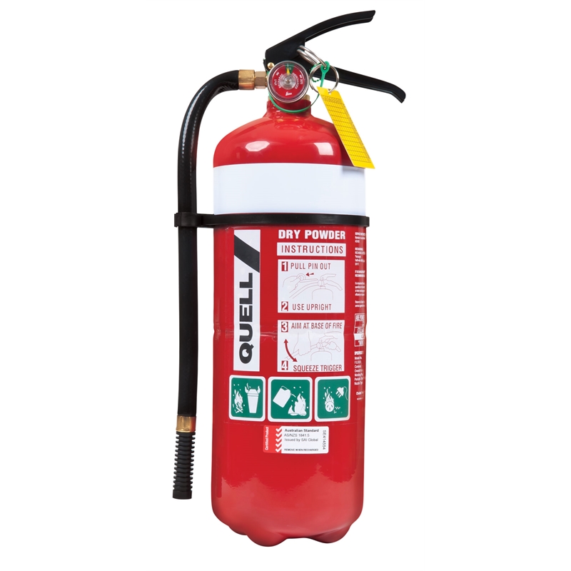 extinguisher nz home fire Extinguisher Dry Quell 4.5kg Powder Fire