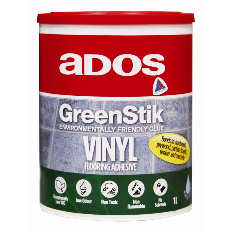 ADOS Greenstik Vinyl Adhesive 1L Bunnings Warehouse
