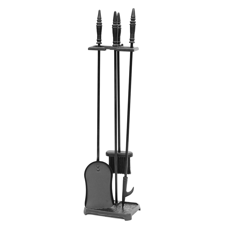 Fireside Steel Tool Set 3pc with Cast Iron Stand Bunnings Warehouse