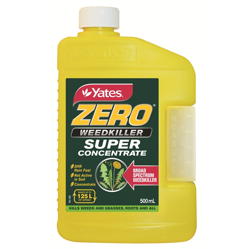 Yates Zero Weedkiller Spray Super Concentrate 500ml Bunnings Warehouse