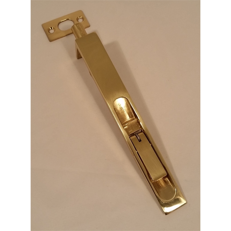 Miles Nelson Flush Bolt 150mm Brass Bunnings Warehouse